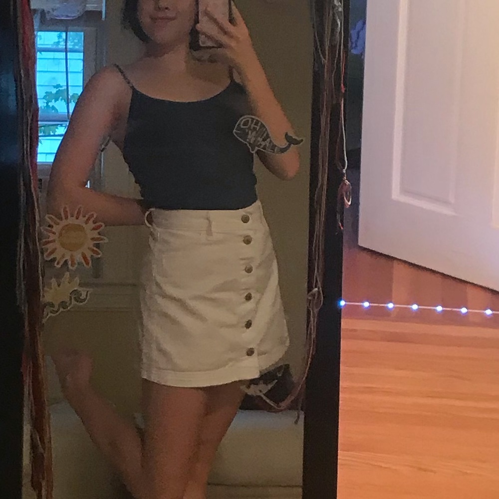 cute jean skirt